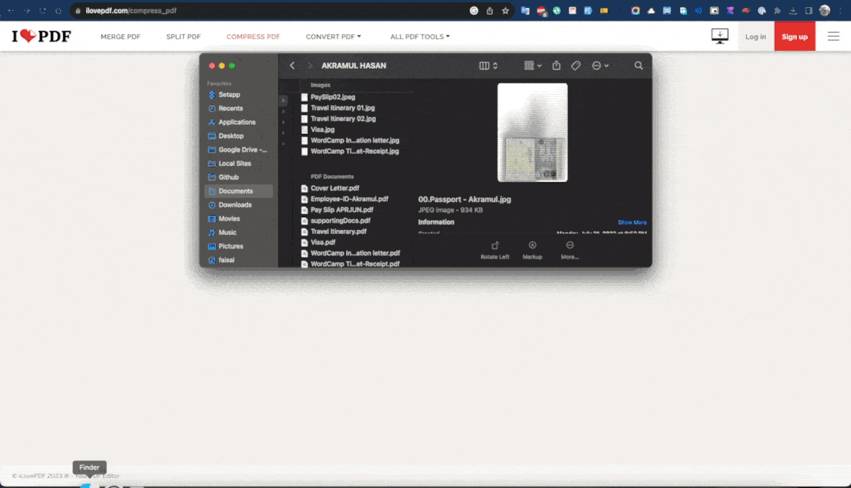 PDF compress