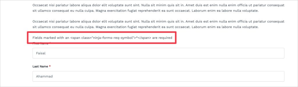 broken required field text