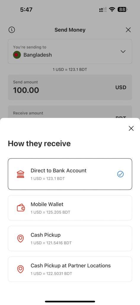 MoneyGram High Rate