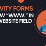 Allow "www." in the Website&nbsp;Field