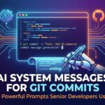 AI system messages for Git commits