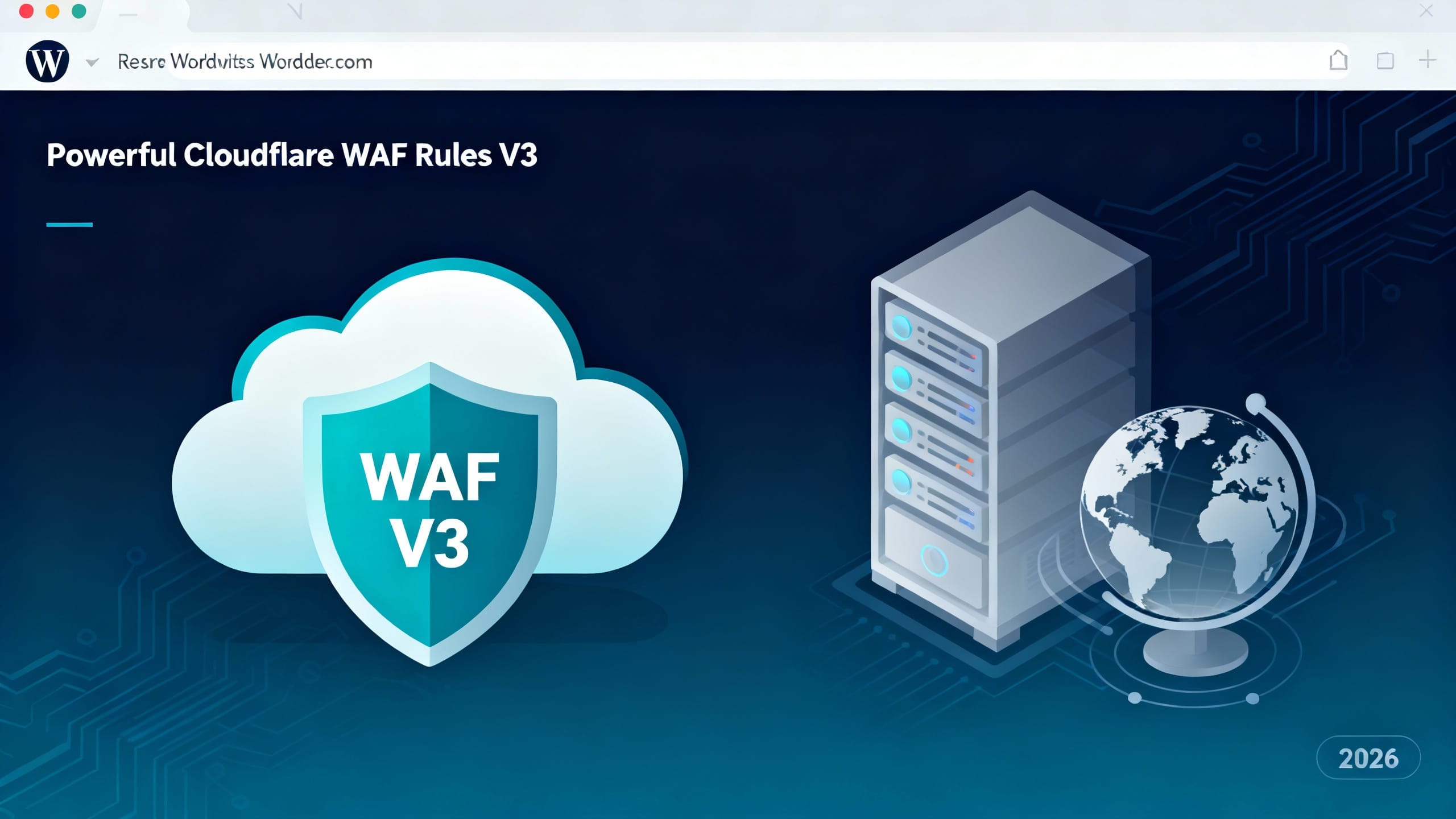 Powerful Cloudflare WAF Rules V3 to Protect Your Website in 2026