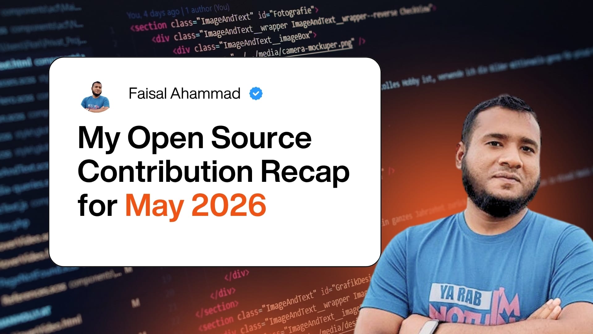 May 2026 Open Source Recap: 16 Pull Requests Across 6 Projects